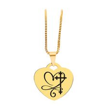 Load image into Gallery viewer, HEARTCROSS NECKLACE 😍 60% OFF ⭐️⭐️⭐️⭐️⭐️ REVIEWS
