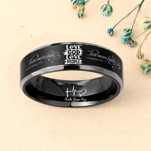 LOVE GOD-LOVE PEOPLE ❤️ RING - 60% OFF 😍  FREE BRACELET W/PURCH ⭐️⭐️⭐️⭐️⭐️ REVIEWS