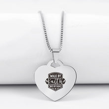 Load image into Gallery viewer, WALK BY FAITH NECKLACE ✝️ 60% OFF ⭐️⭐️⭐️⭐️⭐️ REVIEWS
