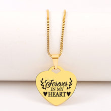 Load image into Gallery viewer, FOREVER IN MY HEART ❤️ CUSTOMIZED NECKLACE
