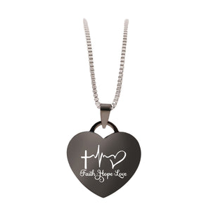 FAITH HOPE LOVE NECKLACE ❤️ 60% OFF 😍 ⭐️⭐️⭐️⭐️⭐️ REVIEWS