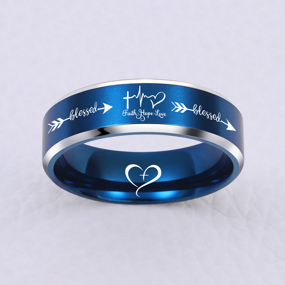 FAITH HOPE LOVE RING 💖 60% OFF 🎁  FREE BRACELET W/PURCH ⭐️⭐️⭐️⭐️⭐️ REVIEWS