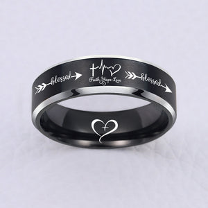 FAITH HOPE LOVE RING 💖 60% OFF 🎁  FREE BRACELET W/PURCH ⭐️⭐️⭐️⭐️⭐️ REVIEWS