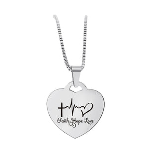 FAITH HOPE LOVE NECKLACE ❤️ 60% OFF 😍 ⭐️⭐️⭐️⭐️⭐️ REVIEWS