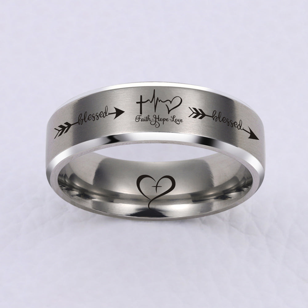 FAITH HOPE LOVE RING ❤️ 70% OFF 😍 ⭐⭐⭐⭐⭐ REVIEWS