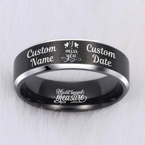 I MISS YOU ❤️ KEEPSAKE RING - 60% OFF 😍 PERSONALIZE IT FOR FREE ⭐⭐⭐⭐⭐ REVIEWS