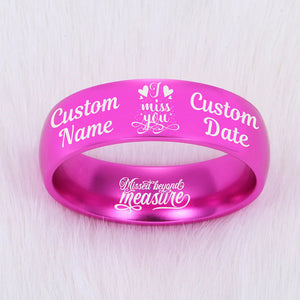 I MISS YOU ❤️ KEEPSAKE RING - 60% OFF 😍 PERSONALIZE IT FOR FREE ⭐⭐⭐⭐⭐ REVIEWS