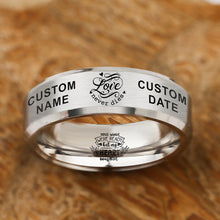 Load image into Gallery viewer, LOVE NEVER DIES ❤️ MEMORIAL RING - 60% OFF 😍 PERSONALIZE IT FOR FREE ⭐⭐⭐⭐⭐ REVIEWS
