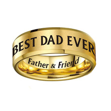 Load image into Gallery viewer, BEST DAD EVER 🤩 KEEPSAKE RING 70% OFF ⭐⭐⭐⭐⭐ REVIEWS
