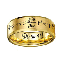 Load image into Gallery viewer, FOF PSALM 91 😍 RING 💖 70% OFF ⭐⭐⭐⭐⭐ REVIEWS
