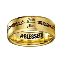 Load image into Gallery viewer, FOF #BLESSED ❤️ DESIGNER RING 🤩 70% OFF ⭐⭐⭐⭐⭐ REVIEWS
