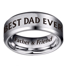 Load image into Gallery viewer, BEST DAD EVER 🤩 KEEPSAKE RING 70% OFF ⭐⭐⭐⭐⭐ REVIEWS
